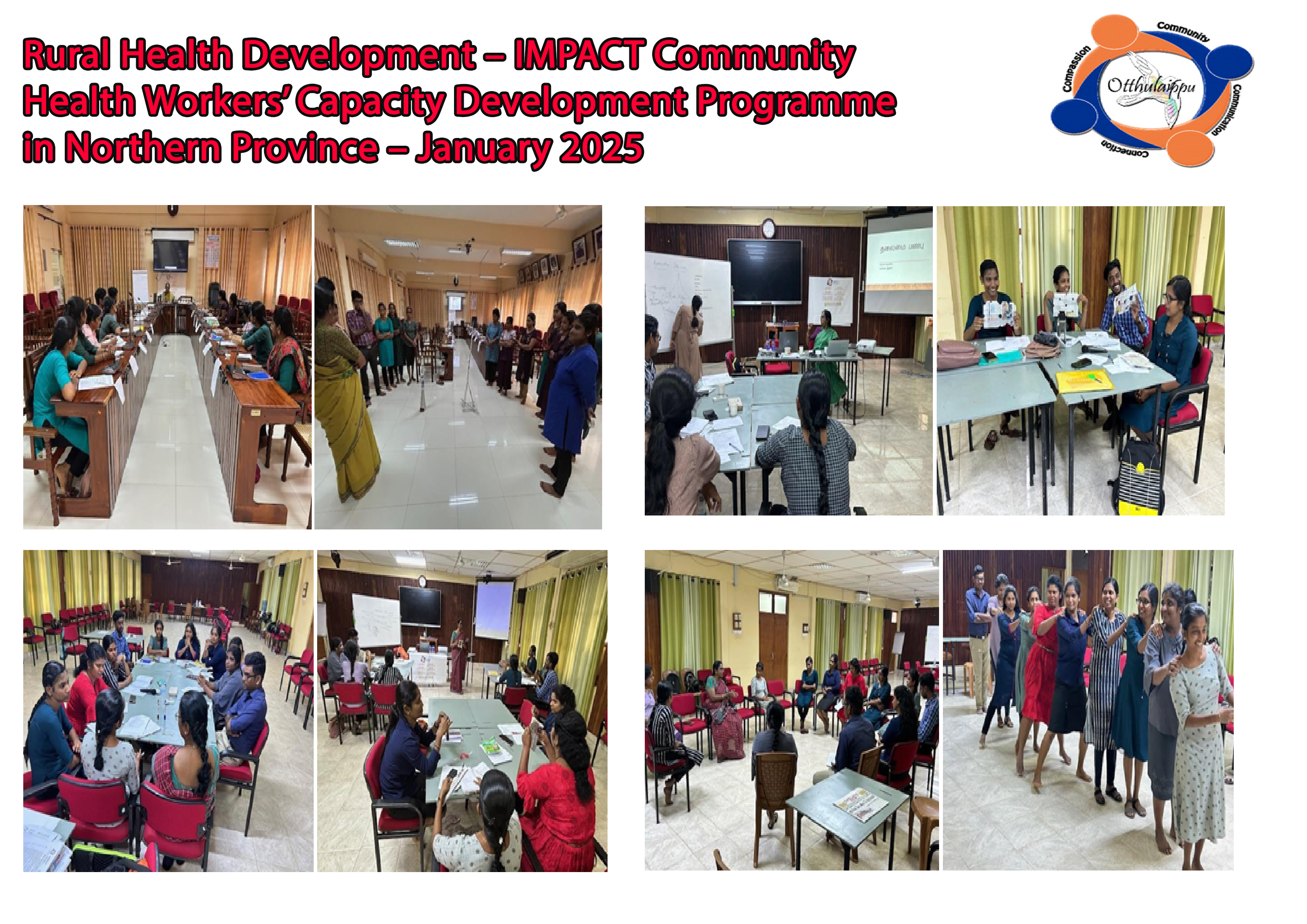 Rural Health Development – IMPACT Community Health Workers’ Capacity Development Programme in Northern Province – January 2025