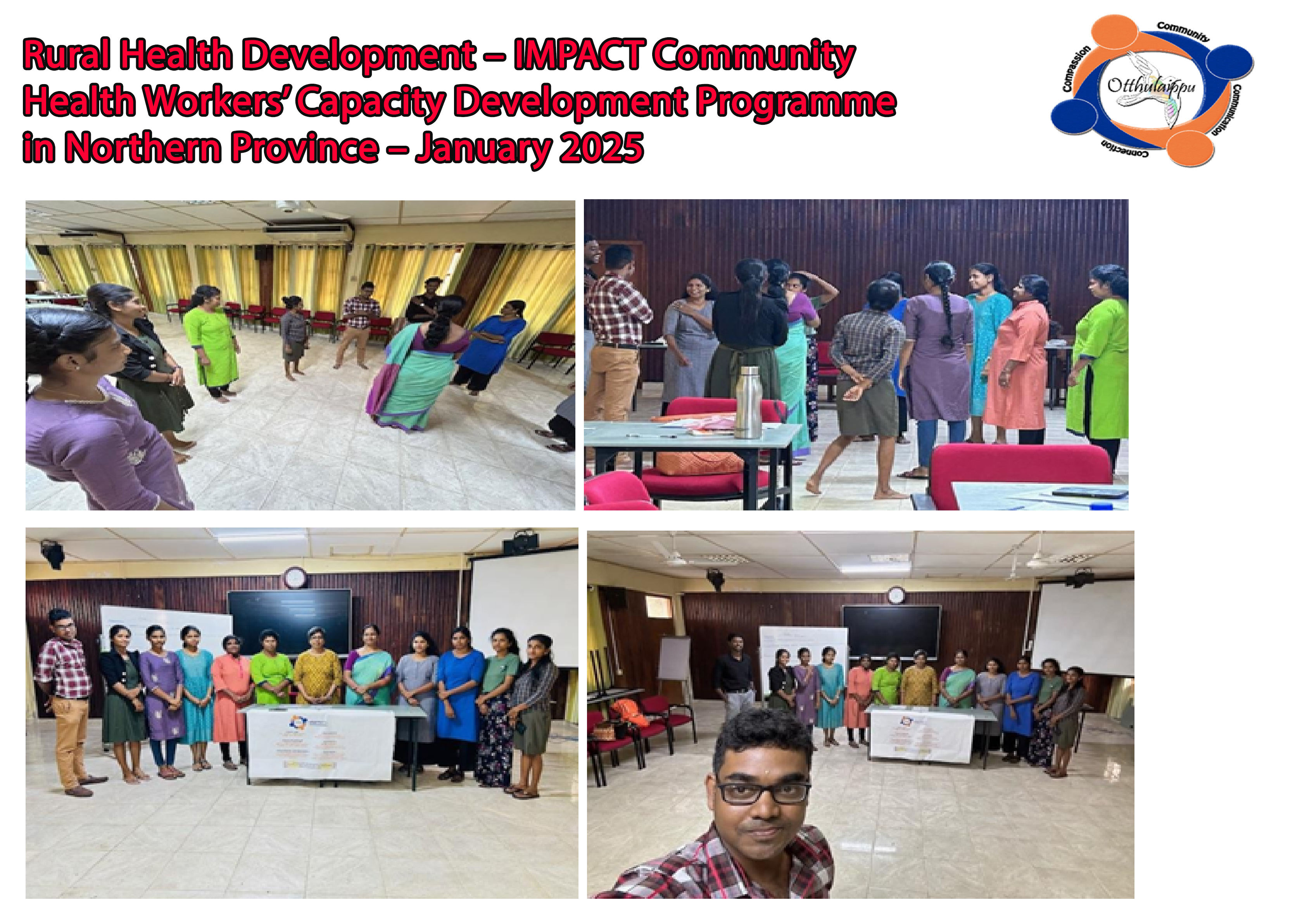 Rural Health Development – IMPACT Community Health Workers’ Capacity Development Programme in Northern Province – January 2025